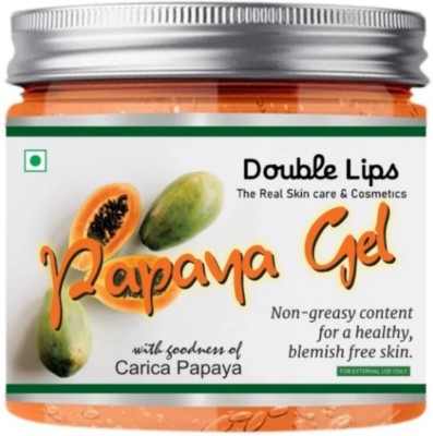 DOUBLE LIPS Papaya Gel for Helps Reduce Wrinkles & Acne Breakouts(100 g)