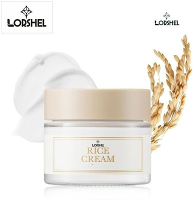 LORSHEL Best Rice Cream Moisturizer for Combination Skin(50 g)