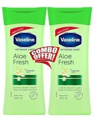 Vaseline Intensive Care Aloe Fresh Body Lotion 100G X 2N(200 g)