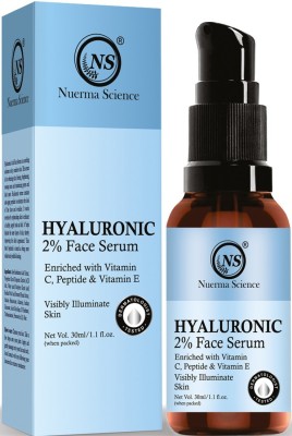 Nuerma Science Hyaluronic Acid Face Serum With Vitamin C, E., Peptide For Illuminating Skin(30 ml)
