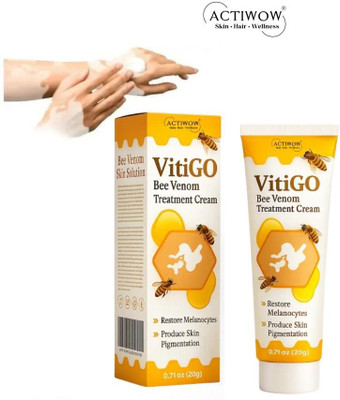 ACTIWOW Vitigo Bee Venom Cream for Age Defying Glow Cream Moisturizer(100 g)