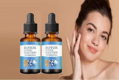 Oilanic Botox Stock Solution Serum for Bright, Clear & Glowing Skin 30ml Pack of 2(60 ml)