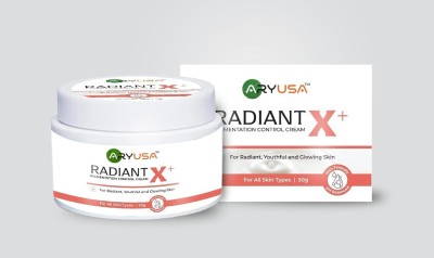 aryusa RadiantX+ Pigmentation Control Cream, Removes Dark Spots,Melasma and Uneven Skin(50 g)