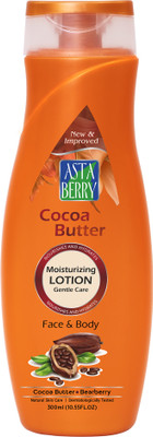 ASTABERRY Cocoa Butter Moisturizing Face &Body Lotion-Goodness of Cocoa Butter & Bearberry(300 ml)