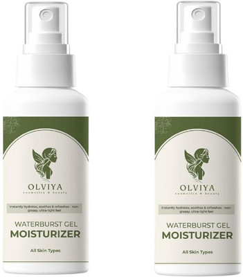 Olviya Anti-Aging &Hydrating Waterburst Gel Moisturizer with Aloe Leaf Juice(pack of 2)(200 ml)