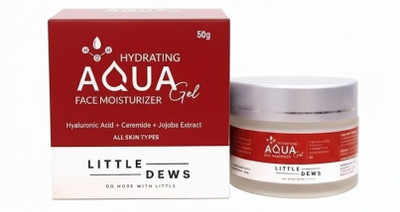 Little Dews Hydrating Aqua Gel Face Moisturizer with Hyaluronic Acid & Ceramide – All Skin(50 g)