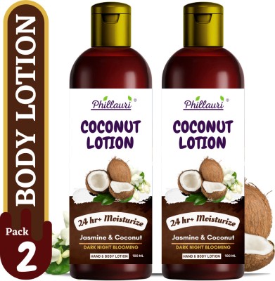 Phillauri Coconut Body Lotion Even Tone Natural Glow and UV Protect For Smooth Screen(200 ml)