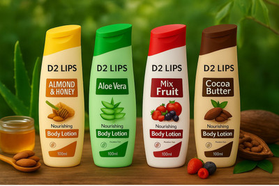 D2 LIPS Daily Nourish Body Lotion Kit(400 ml)