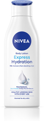 NIVEA Express Hydration, Deep Moisture Serum, Fast Absorbing Body Lotion for Men Women(200 ml)