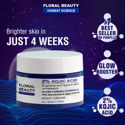 FLORAL BEAUTY KOJIC ACID CREAME FOR REMOVE DARK SPOTS AND SKIN BRIGHTENING SKIN(91.33 ml)