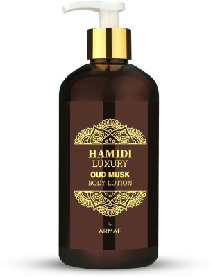 Hamidi Luxury Oud Musk Body Lotion Smooth & Glowing Unisex Lotion Brown 500ml(500 ml)