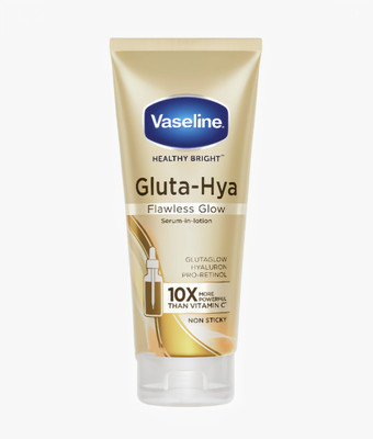 Vaseline Gluta Hya Flawless Glow serum in lotion 70ml x 2(140 ml)