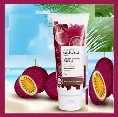 ASSURE Natural Lightening Cream with SPF 15 increases hydration Pack 1(75 g)