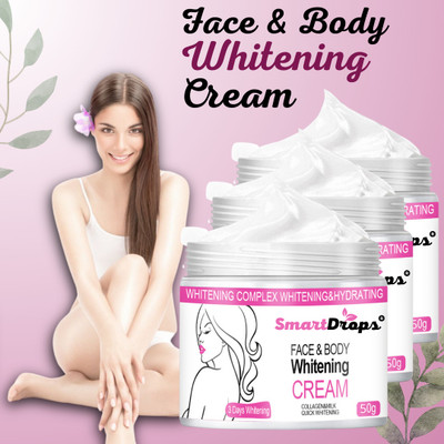 smartdrops Cream for Skin Whitening Brightening and Hyperpigmentation(150 g)
