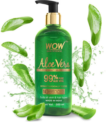 WOW SKIN SCIENCE Aloe Vera Multipurpose Beauty Gel For Skin And Hair(500 ml)