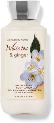 Bath & Body Works White Tea & Ginger Body Lotion(236 ml)