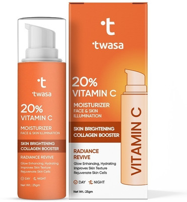 Twasa Vitamin C+E Face Moisturizer For Skin Brightening With Armoracia Root Extract(25 g)