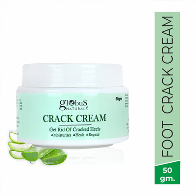 Globus Naturals Crack Cream For Dry Cracked Heels & Feet, 50 gms(50 g)