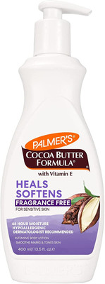 PALMER'S Cocoa Butter Formula Heals Softens Fragrance Free Body Lotion 400ml(400 ml)