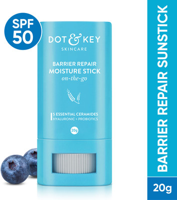 Dot & Key Barrier Repair Moisturizer stick on the go for Dry ,Flaky Skin,Restores Softness(20 g)