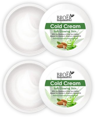 BROER Cold Cream for Deep Nourishment - Moisturizer for Soft, Smooth & Glowing Skin(200 g)