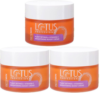 Lotus Professional Retemin Plant Retinol & Natural Vitamin C Brightening Boost Cream(150 g)