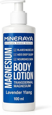 MINERAYA Magnesium Body Lotion Magnesium Minerals Aid Deep Sleep, Relax Muscles(100 ml)