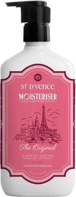 ST. D'VENCÉ Body Moisturiser for All Skin Types enriched with Aloe Vera & Vitamin E - London (U.K)(300 ml)