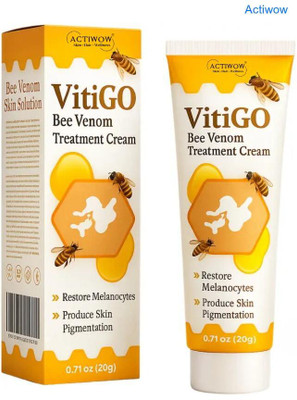 ACTIWOW VitiGo Bee Venom Whitening Cream with Cold Cream Base A01 ST01(50 g)