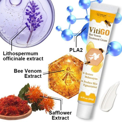ACTIWOW Vitigo Bee Venom Cream for Skin Detox Days(100 g)