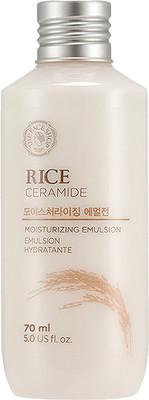 The Face Shop Rice & Ceramide Moisturizing Emulsion,that locks skin moisture for 12HR(75 ml)