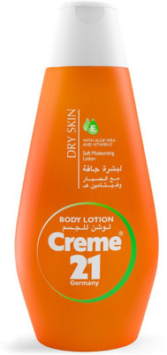 Creme 21 Body Lotion for Dry Skin|With Aloe Vera & Vitamin E | For Men & Women(400 ml)
