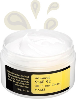 Maree Snail Mucin 92 Cream – Long-Lasting Hydration & Healthy Glow(100 g)