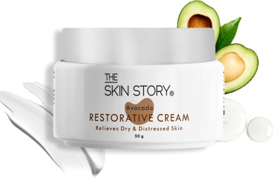 The Skin Story Avocado Restorative Cream, Repair & Relieves Dry And Rough Skin, Fast Absorbing(50 g)