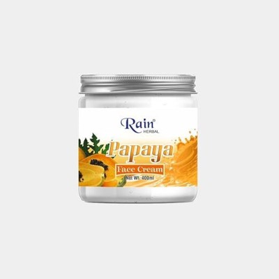 Rain HERBAL Natural Papaya Day Cream Face Moisturizer with Sun Protection| 400gm(400 g)