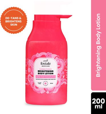 Foxtale SPF 30 Detan Body Lotion with Niacinamide & Vitamin C�for Glowing Skin(200 ml)