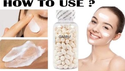 GABBU best anti-aging face cream capsules with skin-brightening face cream capsule(100 g)