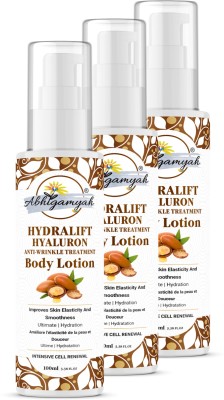 ABHIGAMYAH Hydralift Hyaluronic Body Lotion for Quick Absorbing & Non Greasy Dry&Flaky Skin(300 ml)