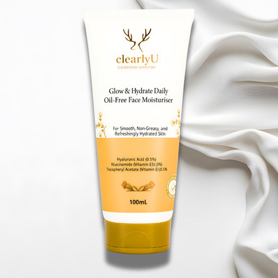 clearlyU Feather-Light Moisturiser for Daily Hydration Unisex 100 ml(100 ml)