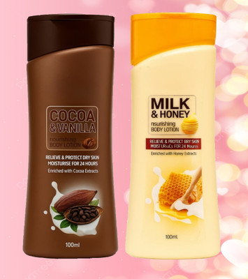 zempa Aloe Vera + cocoa Body lotion,Non-Sticky & fast absorbing Body lotion /(200 ml)