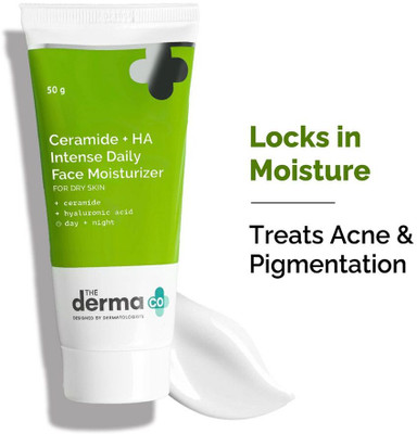 The Derma Co Ceramide + HA Intense Moisturizer for Dry Skin(50 g)