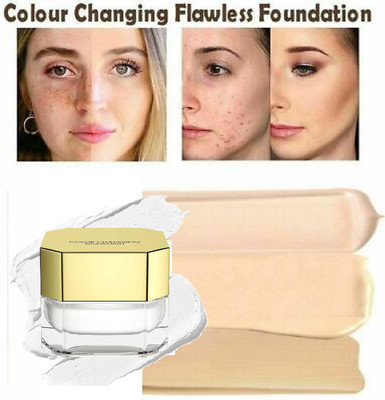 REIMICHI Color Changing Water proof Satin Finish Liquid  Foundation(WHITE, 30 ml)
