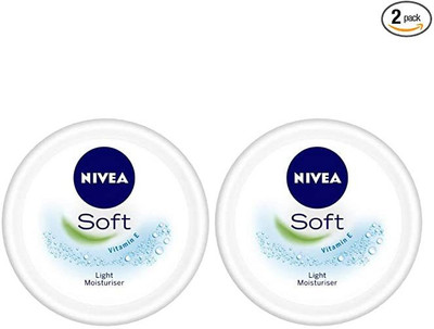 NIVEA SOFT MOISTURISING CREAM PACK OF 2(600 ml)
