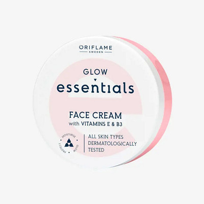 Oriflame Sweden Essentials Glow Essentials Face Cream with Vitamins E & B3(75 g)