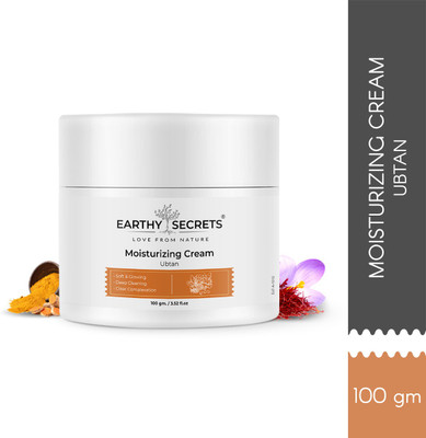 EARTHY SECRETS Ubtan Moisturising Cream with Turmeric & Saffron(100 g)