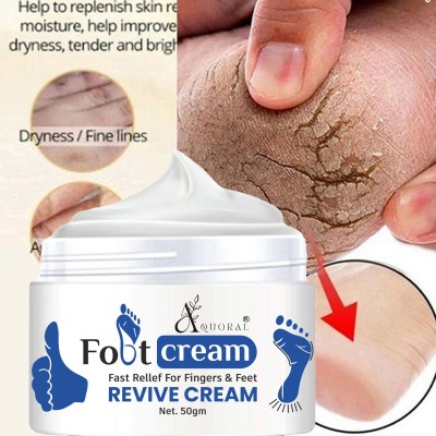 AQUORAL herbal Foot Crack Revive Cream For Dry Cracked Heels & Feet(50 g)