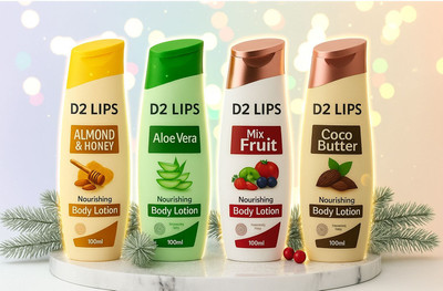 Aziel YOU Skin Love Nourishing Lotion Pack – Almond, Aloe, Fruit, Cocoa Butter(400 ml)