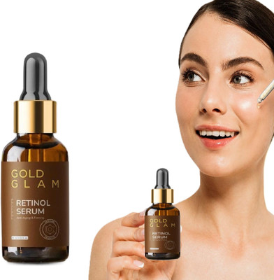 GABANA Pure Gold Glam Face Serum for Reduces wrinkles, pigmentation 30ml Pack of 1(30 ml)