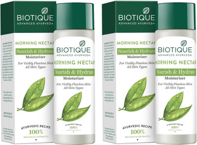 BIOTIQUE Morning Nectar Moisturizer 120Ml (Pack Of 2)(2 Items in the set)