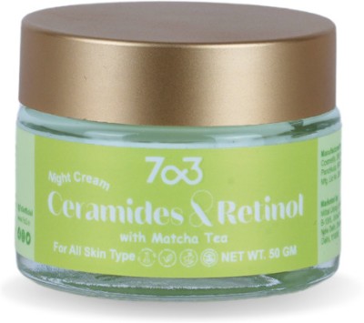 7o3 NIGHT CREAM - CERAMIDES, RETINOL, MATCHA TEA, MORINGA(50 g)